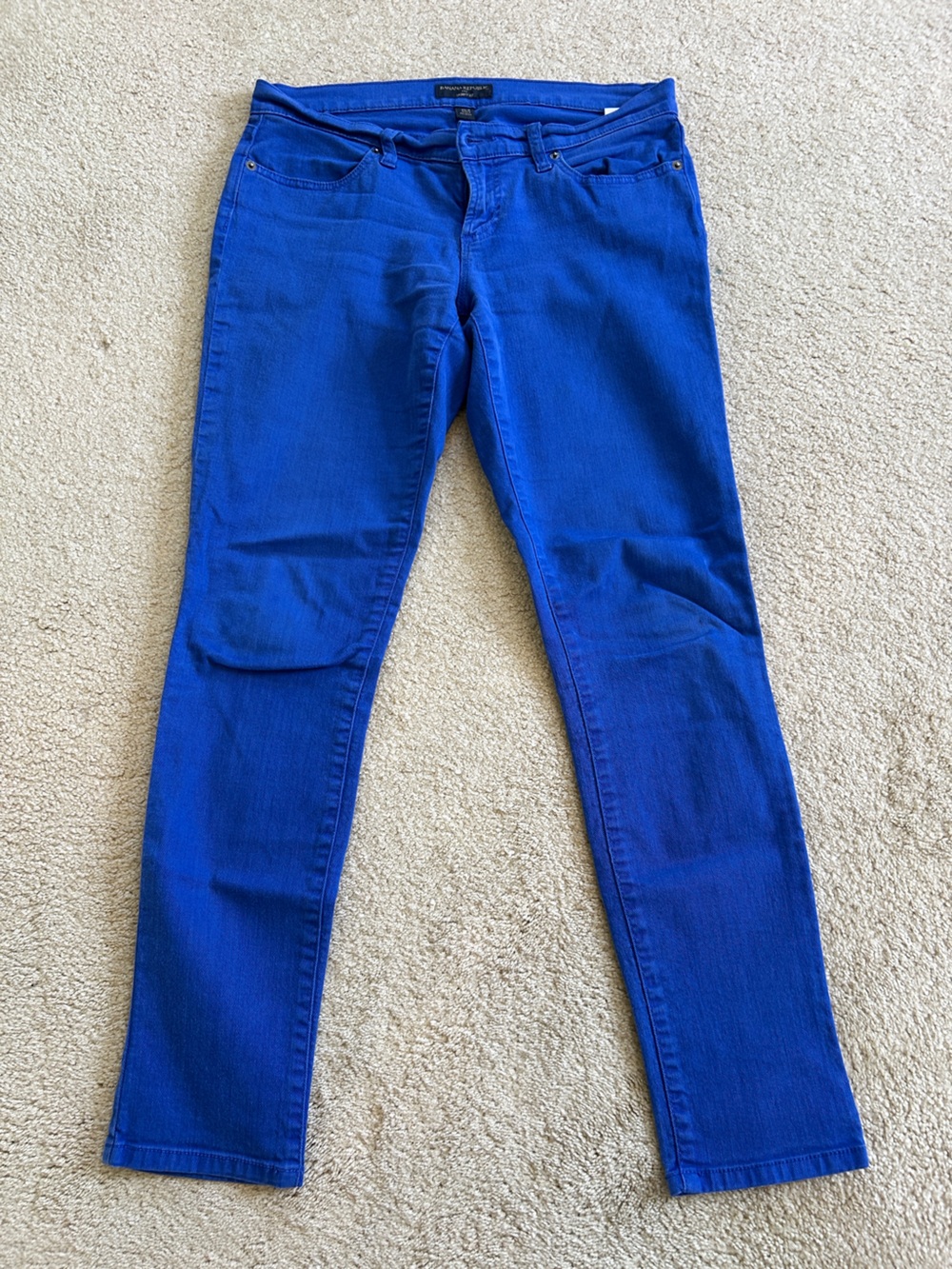Banana Republic Royal Blue Skinny Fit Jeans